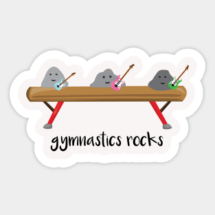 Gymnastics Rocks Sticker